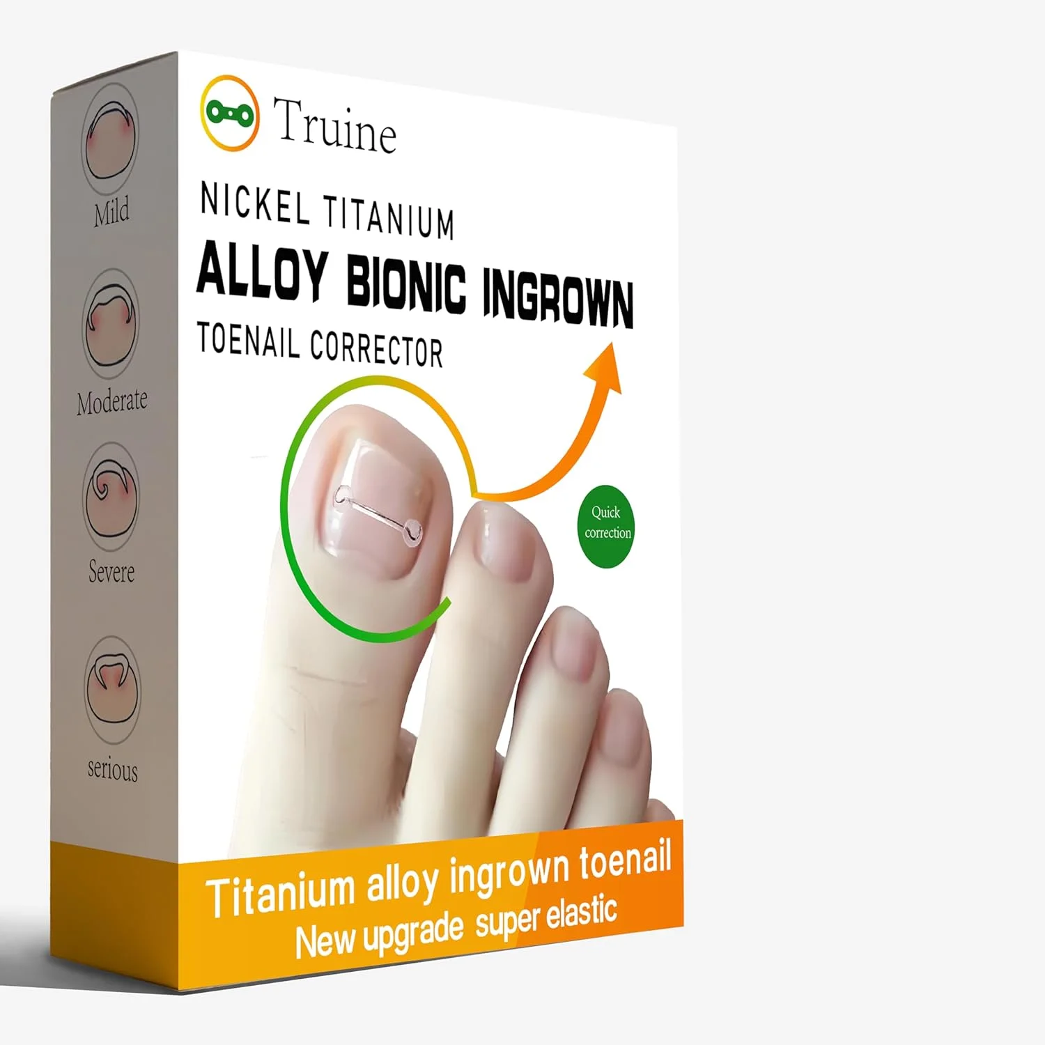 درمان ناخن فرورفته در گوشت، کیت رفع ناخن فرورفته در گوشت، اصلاح کننده ناخن فرورفته در گوشت، ابزار ناخن فرورفته در گوشت برای تسکین ناخن فرورفته در گوشت - دستگاه اصلاح آلیاژ تیتانیوم نیکل