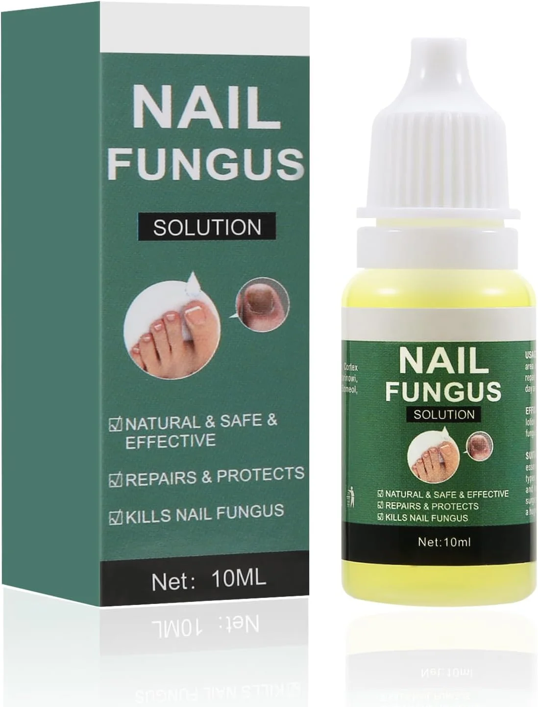 محلول مراقبت از ناخن پا، درمان ناخن های آسیب دیده و بهبود ظاهر تغییر رنگ داده ناخن، تقویت کننده ناخن