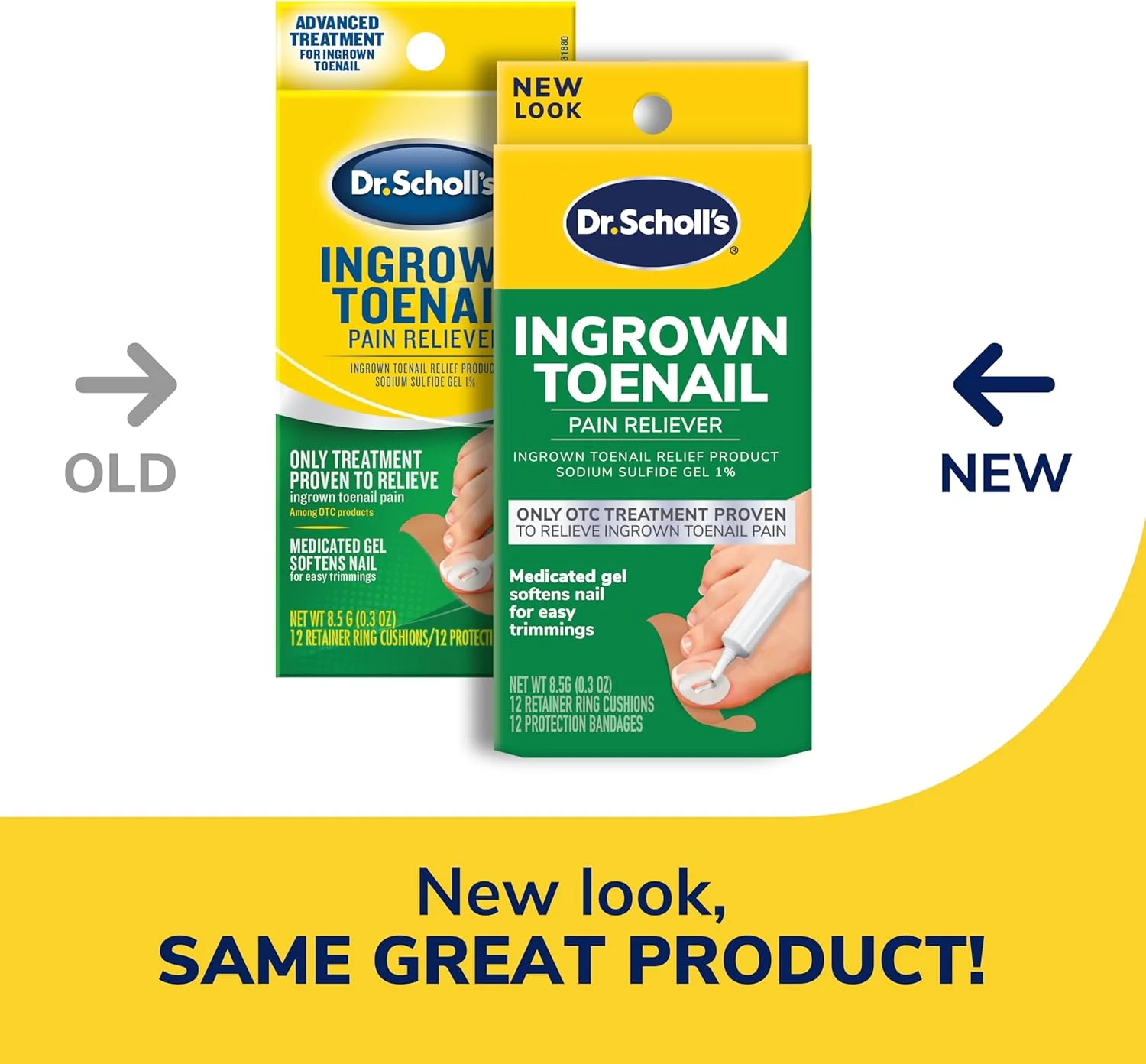 ژل دارویی نرم کننده ناخن پا دکتر شولز برای تسکین درد ناخن فرورفته در گوشت