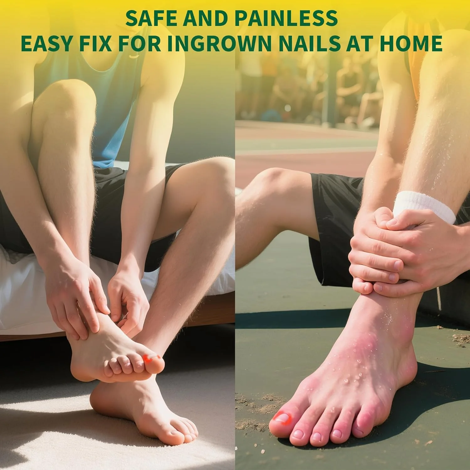 ست درمان و برداشتن ناخن پا فرورفته آلیاژ تیتانیوم سایز بزرگ برای تسکین سریع، ست برداشتن ناخن پا فرورفته، اصلاح کننده حرفه ای ناخن پا فرورفته، ابزار ناخن پا فرورفته برای تسکین سریع، 10 عدد