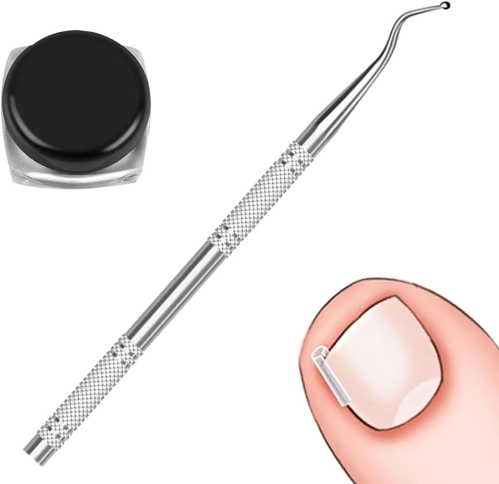 50 پد C شکل برای ناخن های فرورفته - اصلاح کننده های بدون درد برای اونیکوکریپتوزیس به همراه سوهان، نوارهای اصلاحی + ابزار بیرون آورنده ناخن، کیت درمان ناخن با کاربری آسان 50 پد C شکل برای ناخن های فرورفته - اصلاح کننده های بدون درد برای اونیکوکریپتوزیس به همراه سوهان، نوارهای اصلاحی + ابزار بیرون آورنده ناخن، کیت درمان ناخن با کاربری آسان