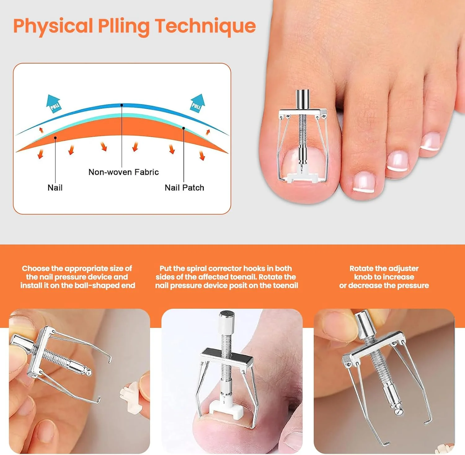 ست برداشتن ناخن فرورفته Wisfunlly، درمان ناخن های فرورفته برای افراد مسن، ابزار حرفه ای پدیکور برای برداشتن ناخن های ضخیم پا با پد و نوارهای اصلاح کننده تسکین درد ست برداشتن ناخن فرورفته Wisfunlly، درمان ناخن های فرورفته برای افراد مسن، ابزار حرفه ای پدیکور برای برداشتن ناخن های ضخیم پا با پد و نوارهای اصلاح کننده تسکین درد