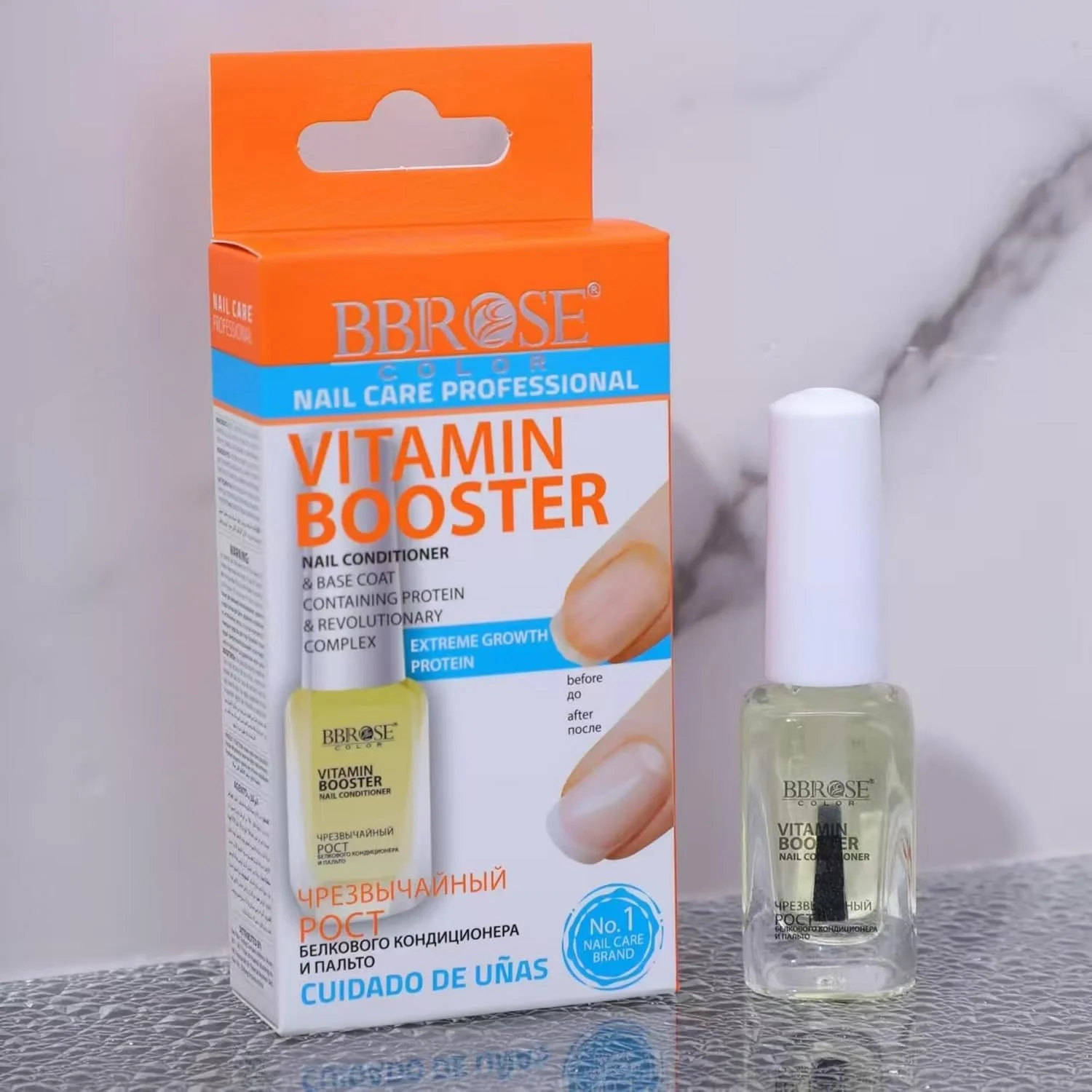 مجموعه مراقبت حرفه‌ای ناخن BBROSE | تقویت کننده و مغذی ناخن‌ها | راه حل کامل مانیکور و پدیکور برای ناخن‌های سالم و زیبا (تقویت کننده ویتامین)