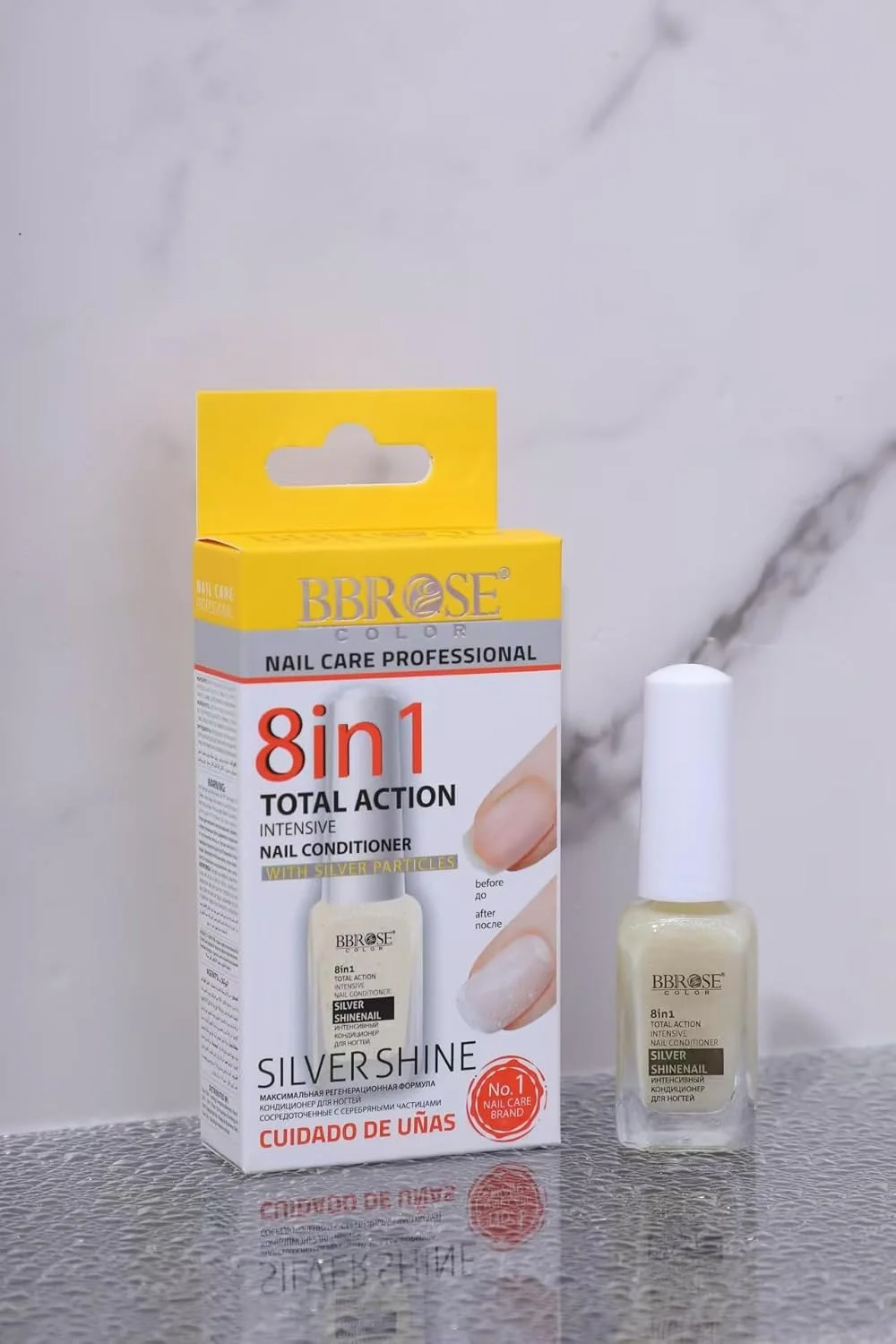 مجموعه مراقبت حرفه ای ناخن BBROSE | تقویت کننده و مغذی ناخن ها | راه حل کامل مانیکور و پدیکور برای ناخن های سالم و زیبا (عملکرد 8 در 1)