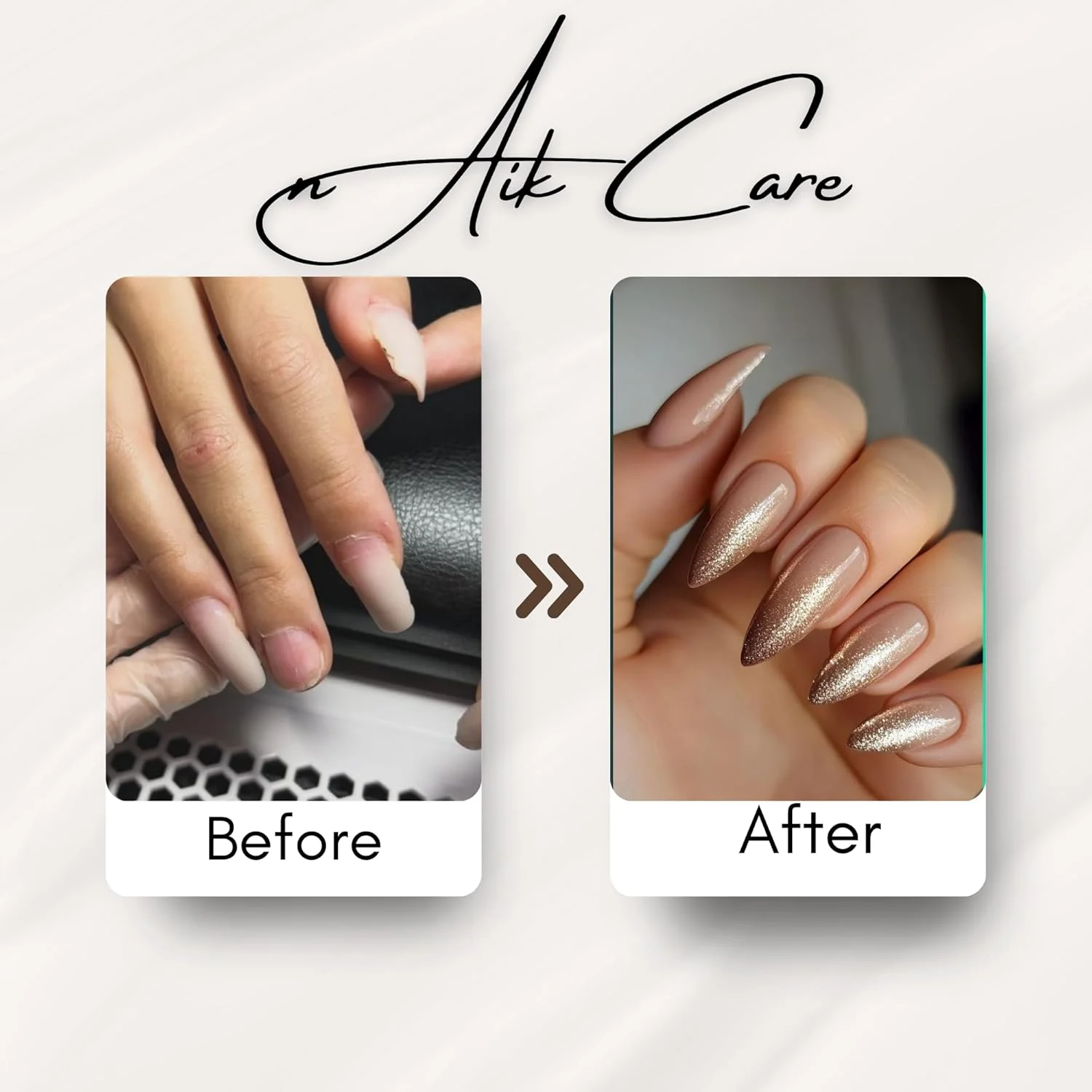 مجموعه مراقبت حرفه‌ای ناخن BBROSE | تقویت کننده و مغذی ناخن‌ها | راه حل کامل مانیکور و پدیکور برای ناخن‌های سالم و زیبا (تقویت کننده ویتامین)