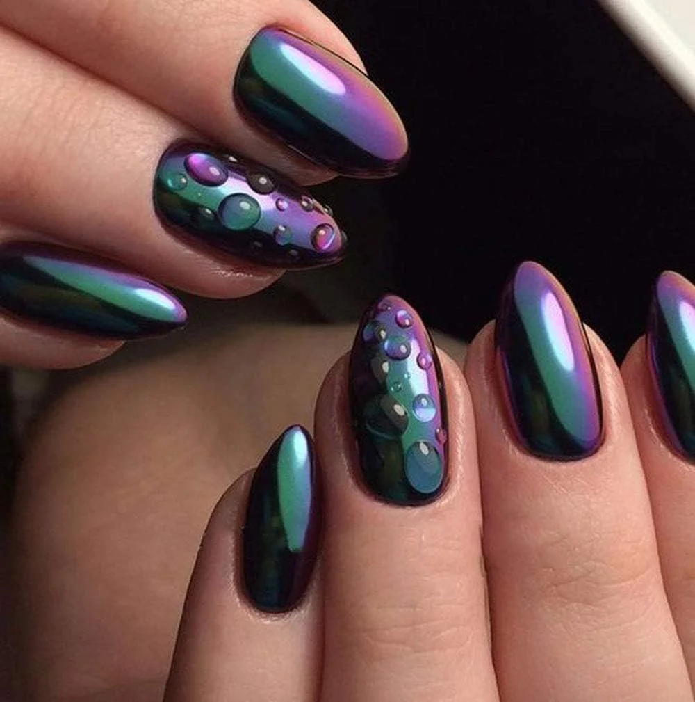 پودر کروم ناخن اُپال پریتی دیوا، پودر رنگدانه با اثر آینه ای خالص برای ناخن (Fairy)