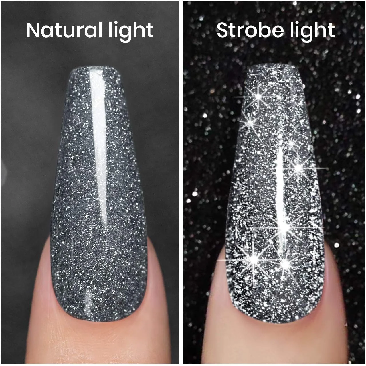 لاک ناخن اکلیلی مشکی RARJSM، ژل لاک UV LED، رنگ درخشان، ژل طراحی ناخن، 1 عدد 7.5 میلی لیتر، لاک براق برای طراحی ناخن DIY، شروع کننده مانیکور RAR85