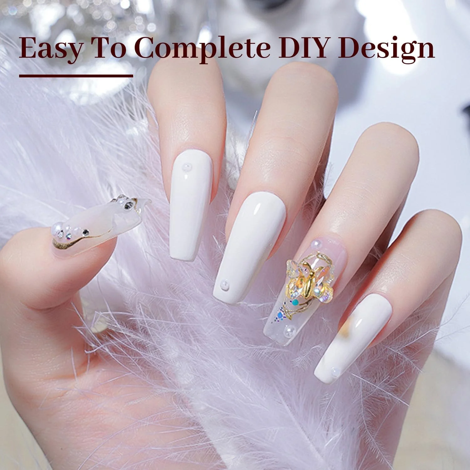 لاک ژل سفید جادسون 15 میلی لیتری - لاک ژل ناخن UV/LED، لاک ژل جدا شدنی برای طراحی ناخن، مانیکور برای دختران لاک ژل سفید جادسون 15 میلی لیتری - لاک ژل ناخن UV/LED، لاک ژل جدا شدنی برای طراحی ناخن، مانیکور برای دختران