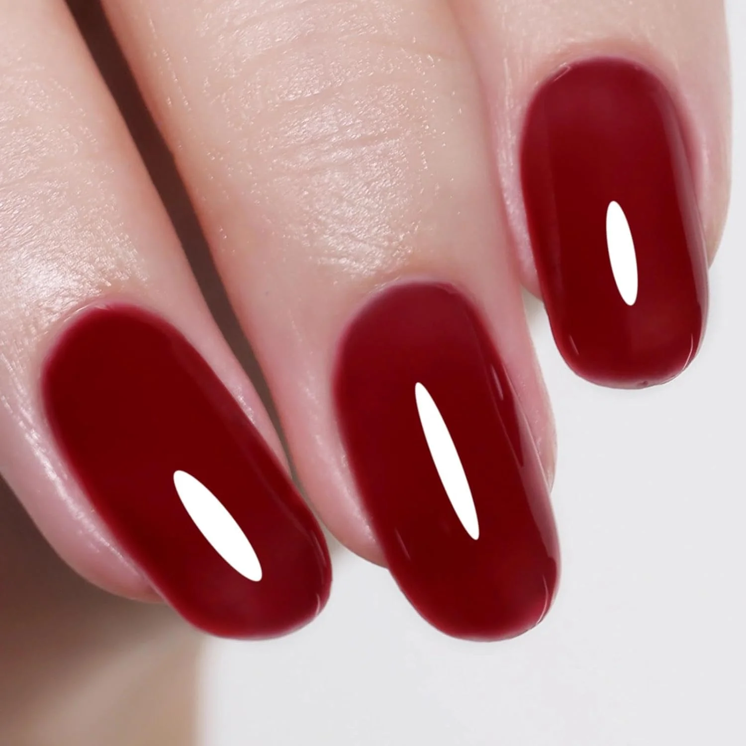 لاک ژل قرمز ژله ای شفاف 10 میلی لیتری، مناسب طراحی ناخن با UV/LED، هدیه مانیکور برای بانوان