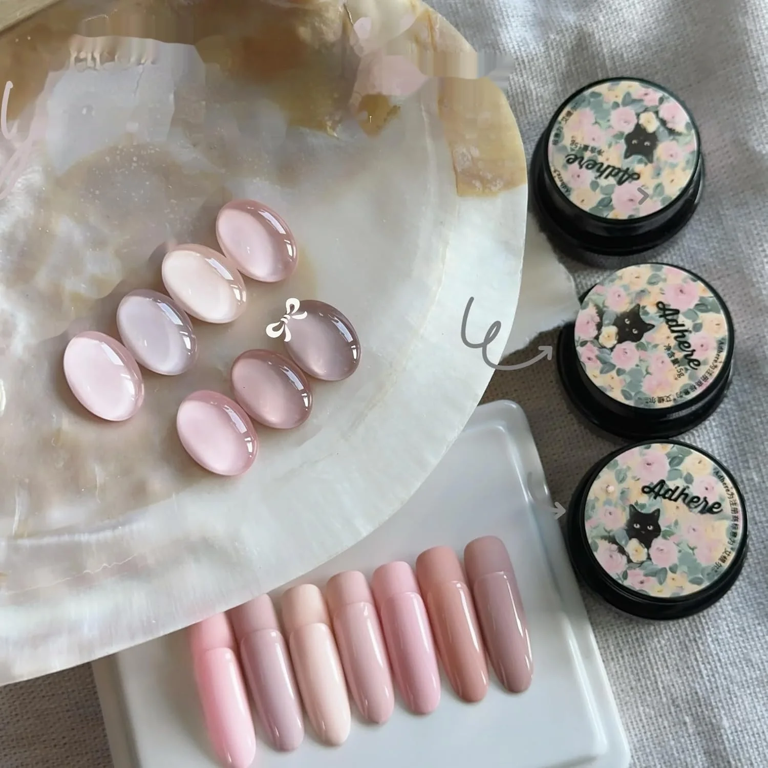 لاک ژل ناخن UV LED سری صورتی-کرم ADHERE، یک عدد لاک ژل خیساندنی برای طراحی ناخن در خانه و سالن، 5 گرم (P07) لاک ژل ناخن UV LED سری صورتی-کرم ADHERE، یک عدد لاک ژل خیساندنی برای طراحی ناخن در خانه و سالن، 5 گرم (P07)