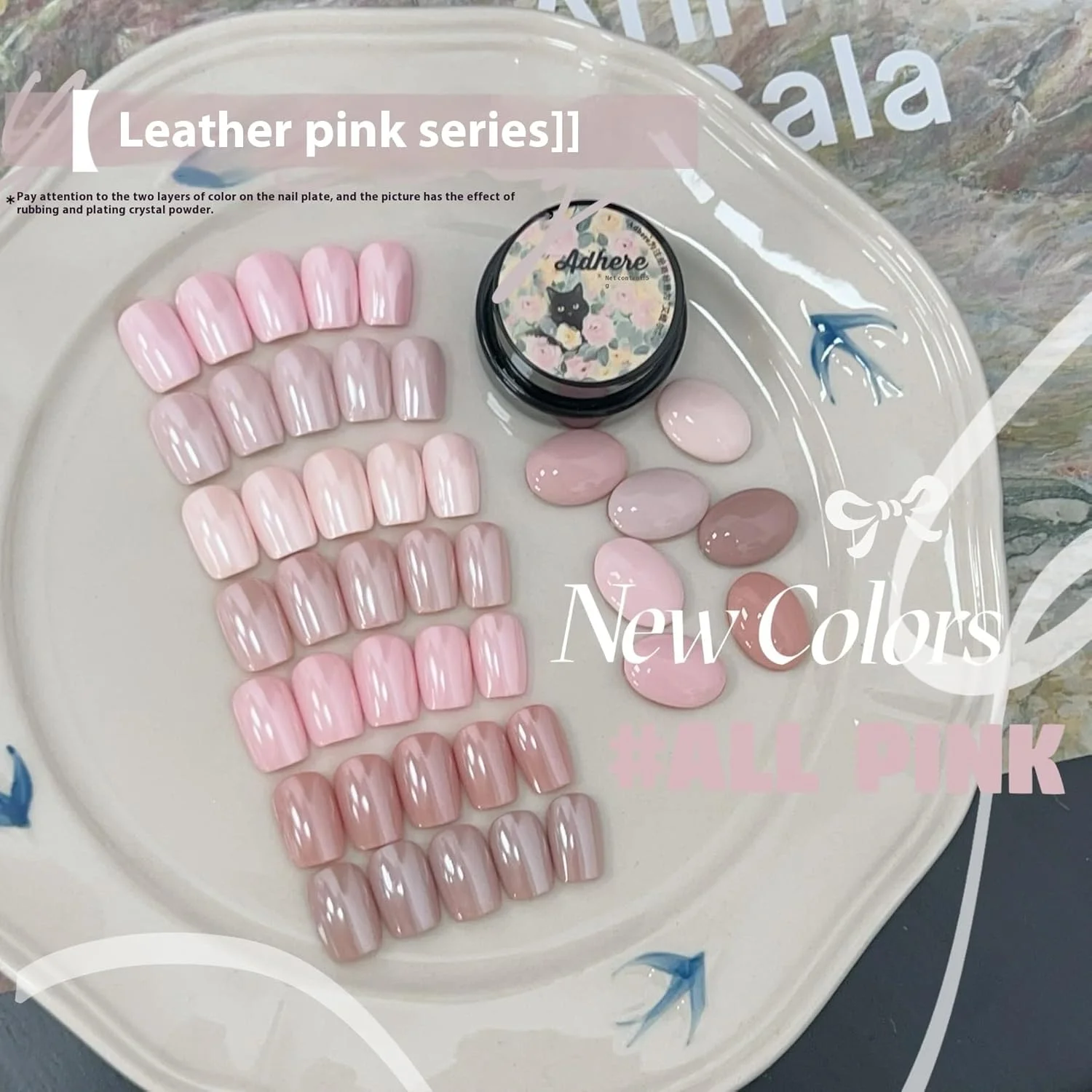 لاک ژل ناخن UV LED سری صورتی-کرم ADHERE، یک عدد لاک ژل خیساندنی برای طراحی ناخن در خانه و سالن، 5 گرم (P07) لاک ژل ناخن UV LED سری صورتی-کرم ADHERE، یک عدد لاک ژل خیساندنی برای طراحی ناخن در خانه و سالن، 5 گرم (P07)