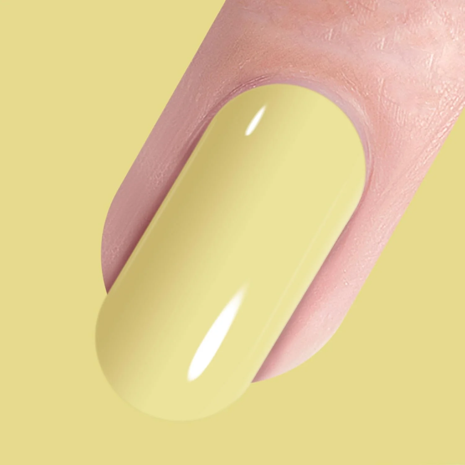 لاک ژل ناخن ویشین 8 میلی لیتر، 1 عدد لاک ژل رنگ زرد روشن، ماندگاری طولانی، لاک ژل خیساندنی پاییزی، طراحی ناخن، مانیکور، سالن در خانه، L001