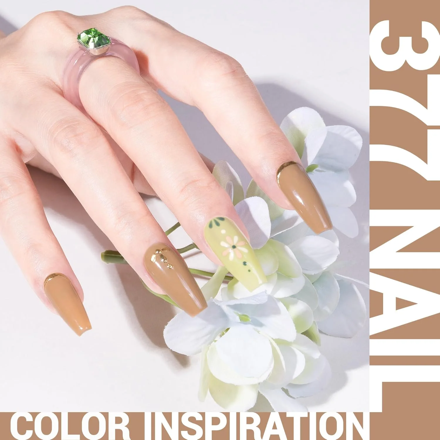 لاک ژل قهوه ای ضخیم MelodySusie، 15 میلی لیتر، رنگ بژ، لاک ژل خیساندنی UV LED، رنگ خنثی و برهنه برای زنان، طراحی و تزئین ناخن در خانه - 377