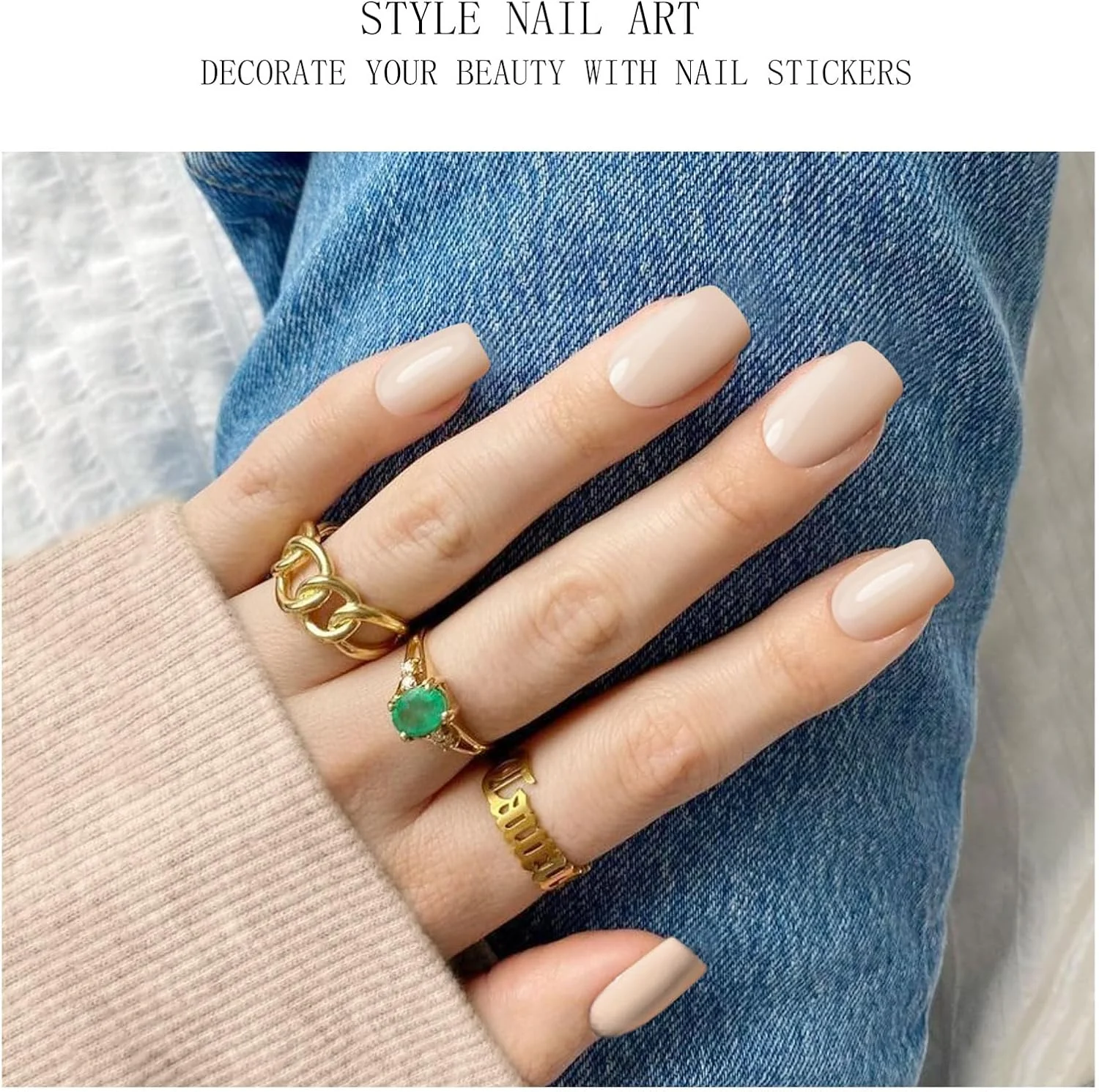 برچسب ناخن طرح ژل UV زردآلویی، برچسب های ناخن، تزئینات طراحی ناخن، لوازم جانبی طراحی ناخن