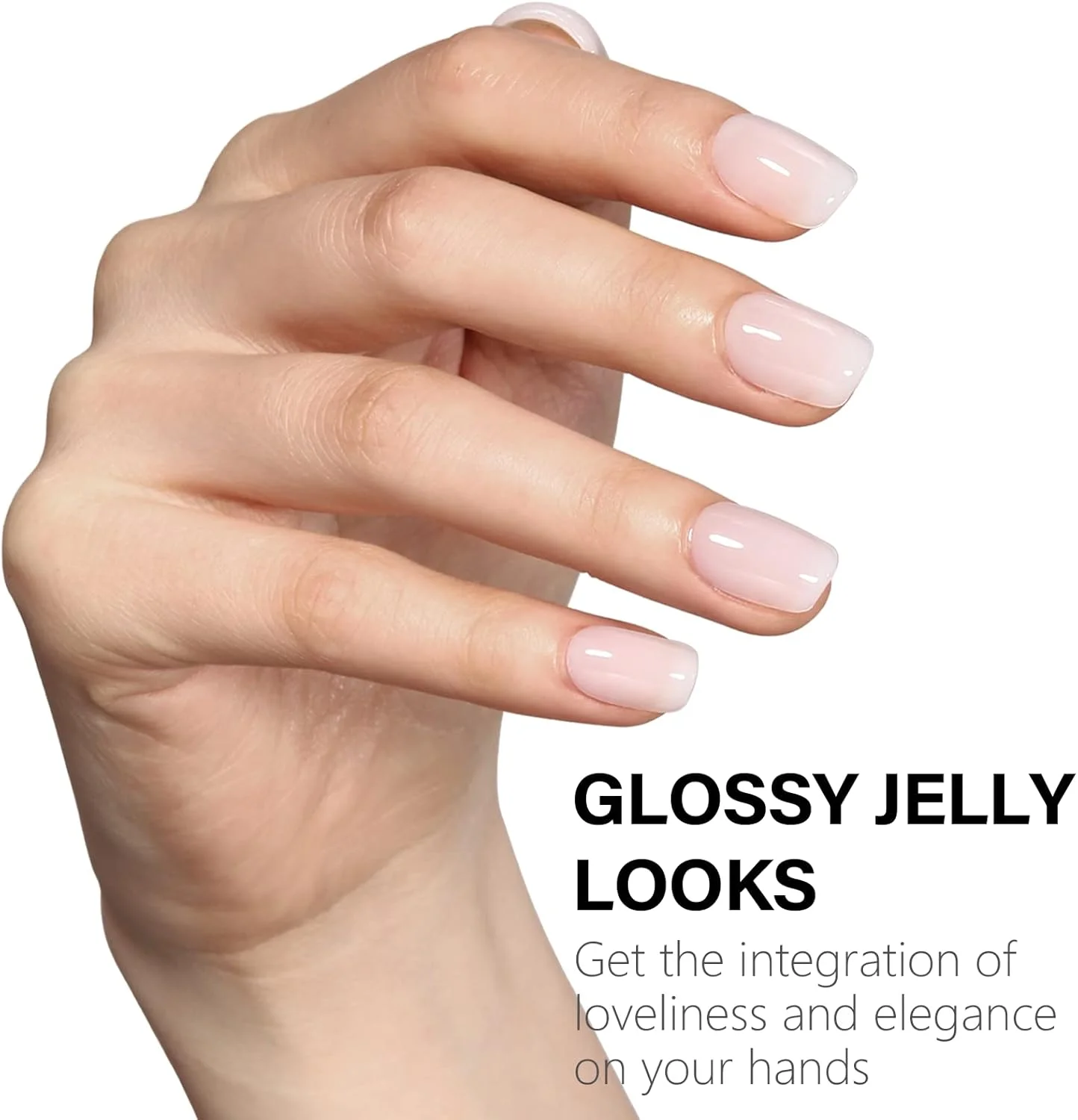 لاک ژل ناخن تومیکا 07 سفید اوپال، طراحی ناخن با ژل UV LED، طیف رنگی کرمی و شفاف سفید، مناسب برای مانیکور فرانسوی، 15 میلی لیتر