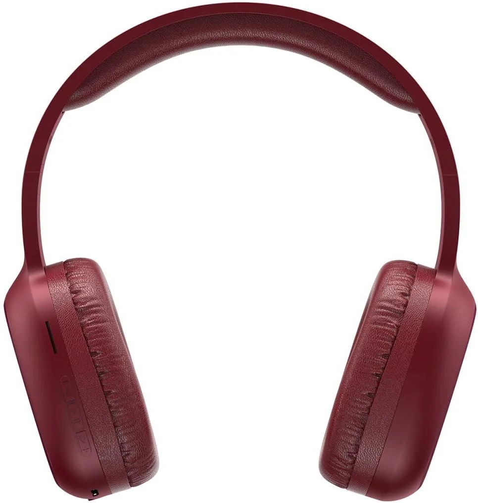 هدفون بی‌سیم بلوتوثی Havit H2590BT PRO، هدفون روگوشی با میکروفون، AUX/FM/SD چند منظوره، صدای Hi-Fi برای آیفون 16 پرو مکس، سامسونگ گلکسی S24 اولترا، تلویزیون، باشگاه و تمرین (قرمز)