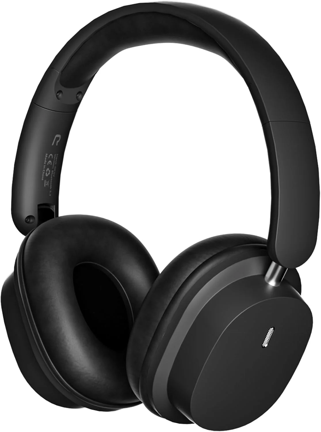 هدفون بلوتوثی رو گوشی HiFi استریو تاشو بی سیم با میکروفون حذف نویز برای خانه، دفتر کار و مسافرت (مشکی)