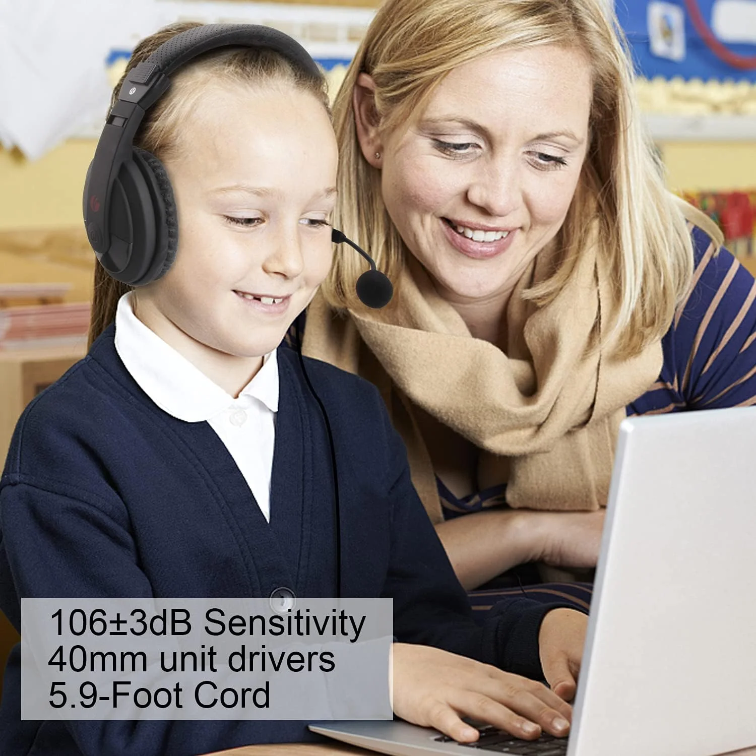 هدست USB ویکام با میکروفون - هدفون استریو سیمدار روگوشی برای کامپیوتر و لپتاپ با کنترل صدا و دکمه بیصدا، سبک برای دفتر کار، مدرسه، مرکز تماس، اسکایپ، کنفرانس و چت آنلاین (مشکی) هدست USB ویکام با میکروفون - هدفون استریو سیمدار روگوشی برای کامپیوتر و لپتاپ با کنترل صدا و دکمه بیصدا، سبک برای دفتر کار، مدرسه، مرکز تماس، اسکایپ، کنفرانس و چت آنلاین (مشکی)