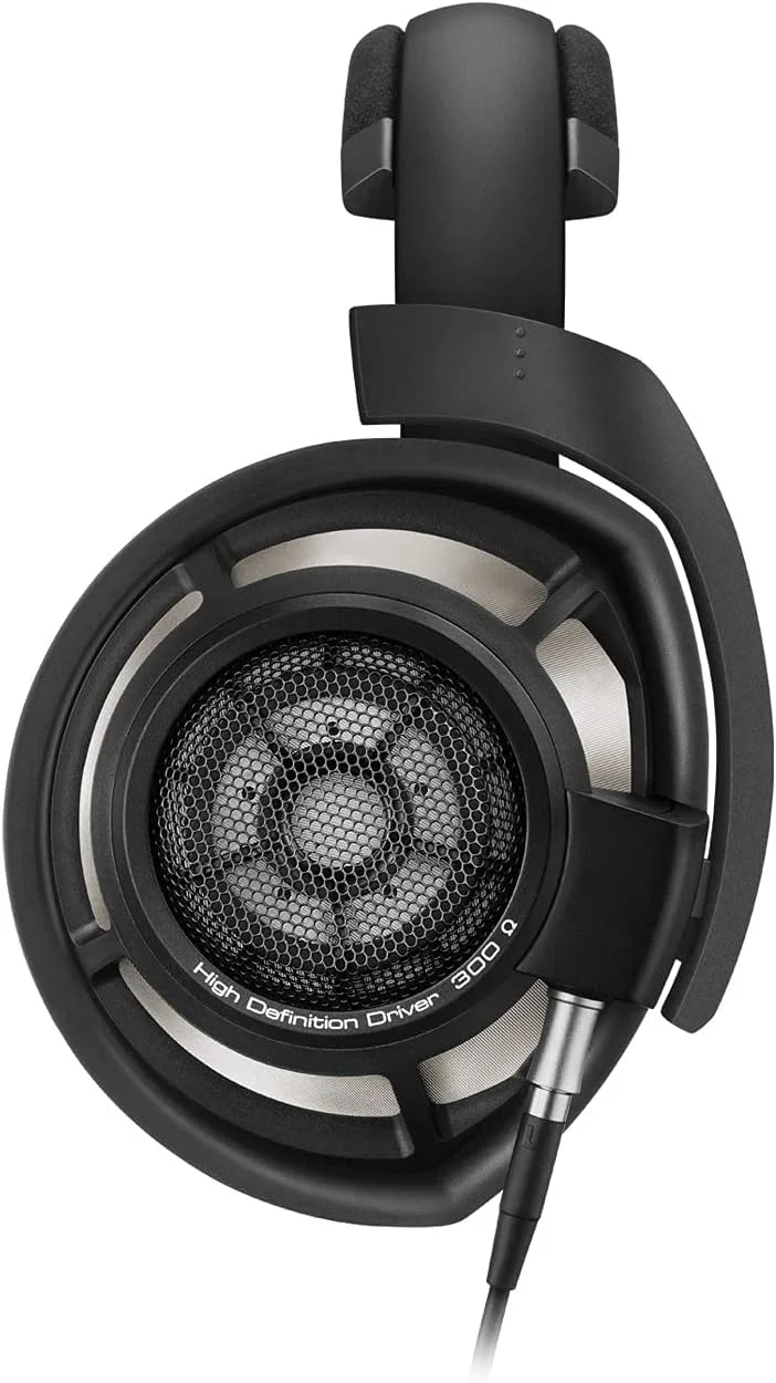 هدفون های مرجع صوتی Sennheiser Consumer Audio HD 800 S Over-The-Ear Audiophile - درایورهای رادیاتور حلقه ای با گوشی های باز، شامل کابل بالانس، (مشکی)، سیمی هدفون های مرجع صوتی Sennheiser Consumer Audio HD 800 S Over-The-Ear Audiophile - درایورهای رادیاتور حلقه ای با گوشی های باز، شامل کابل بالانس، (مشکی)، سیمی