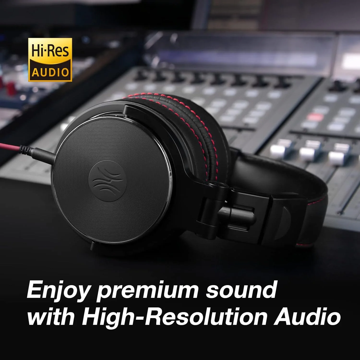 هدفون روگوشی OneOdio Hi-Res برای مانیتورینگ و میکس استودیویی، عایق صدا، گوشی های چرمی پروتئینی، واحد درایور 50 میلی متری، هدفون سیمی برای آمپلی فایر گیتار کیبورد (Pro-50 مشکی) هدفون روگوشی OneOdio Hi-Res برای مانیتورینگ و میکس استودیویی، عایق صدا، گوشی های چرمی پروتئینی، واحد درایور 50 میلی متری، هدفون سیمی برای آمپلی فایر گیتار کیبورد (Pro-50 مشکی)