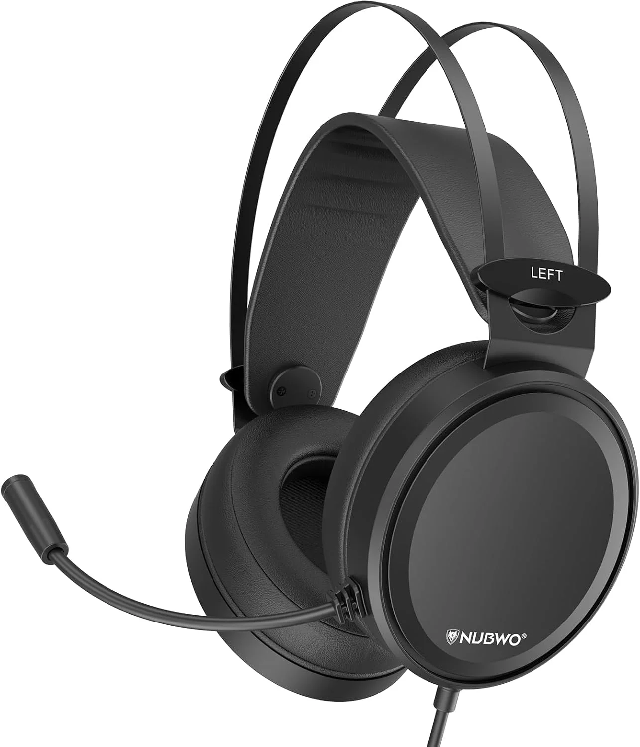 هدست بازی NUBWO N7 استریو برای PS4، هدست سیمی برای ایکس باکس وان، هدفون بازی سیمی سیم دار با میکروفون حذف نویز، هدفون های بازی Over Ear برای PC/MAC/PS4/PS5/Switch/Xbox one (آداپتور شامل نمی شود)