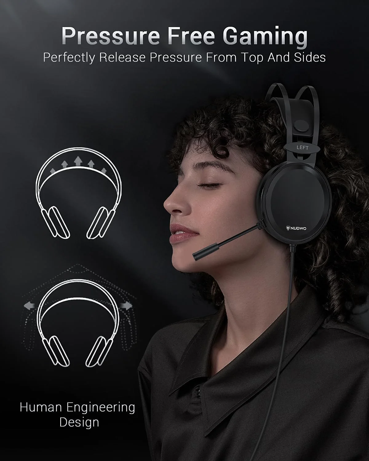 هدست بازی NUBWO N7 استریو برای PS4، هدست سیمی برای ایکس باکس وان، هدفون بازی سیمی سیم دار با میکروفون حذف نویز، هدفون های بازی Over Ear برای PC/MAC/PS4/PS5/Switch/Xbox one (آداپتور شامل نمی شود) هدست بازی NUBWO N7 استریو برای PS4، هدست سیمی برای ایکس باکس وان، هدفون بازی سیمی سیم دار با میکروفون حذف نویز، هدفون های بازی Over Ear برای PC/MAC/PS4/PS5/Switch/Xbox one (آداپتور شامل نمی شود)