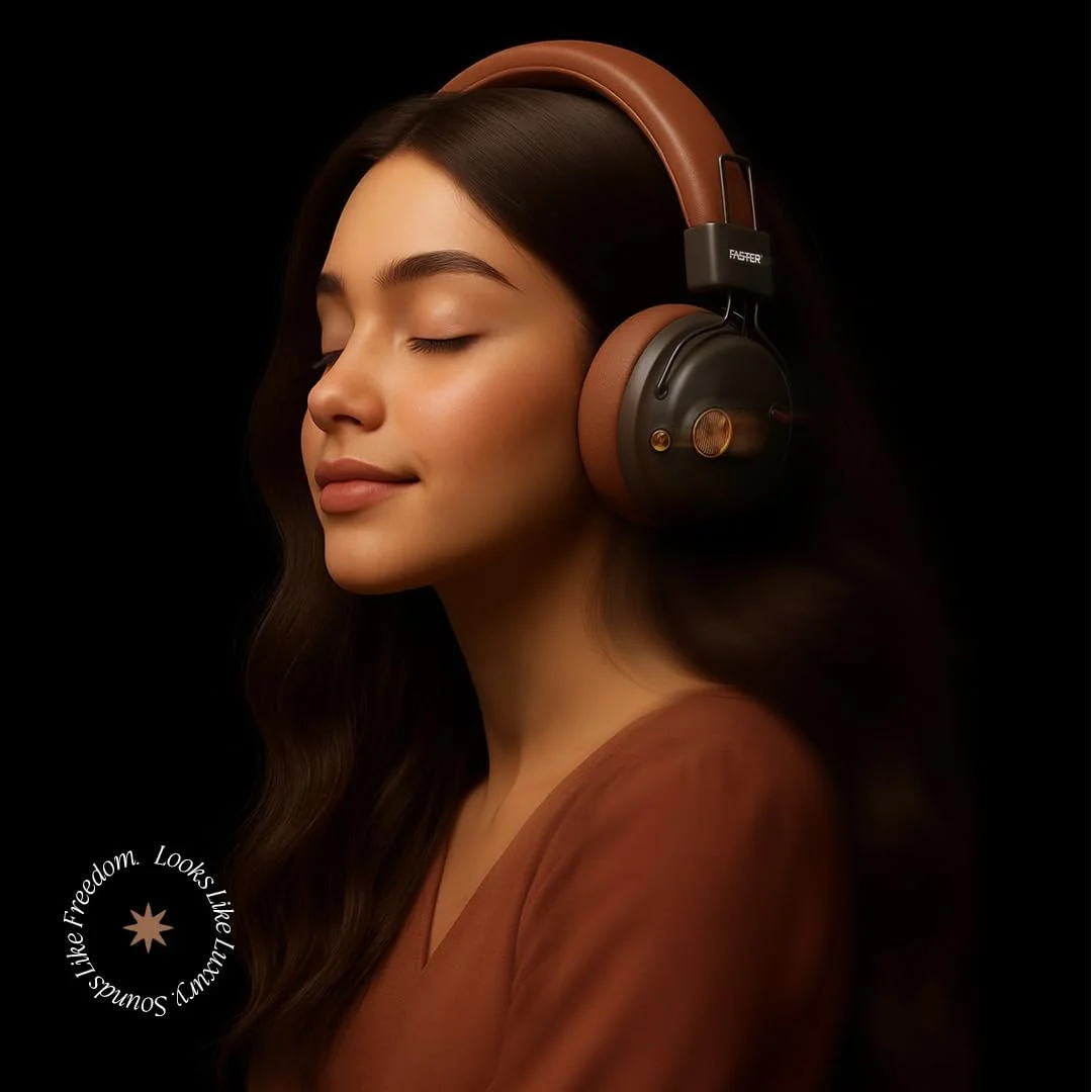 هدفون رو گوشی Faster S8 Rove - هدفون بی سیم بلوتوث 5.3 با قابلیت حذف نویز پیشرفته و 43 ساعت پخش - درایورهای 40 میلی متری، شارژ Type-C، تماس هندزفری، بیس عمیق، سبک وزن، مناسب ورزش، باشگاه و مسافرت (مشکی)