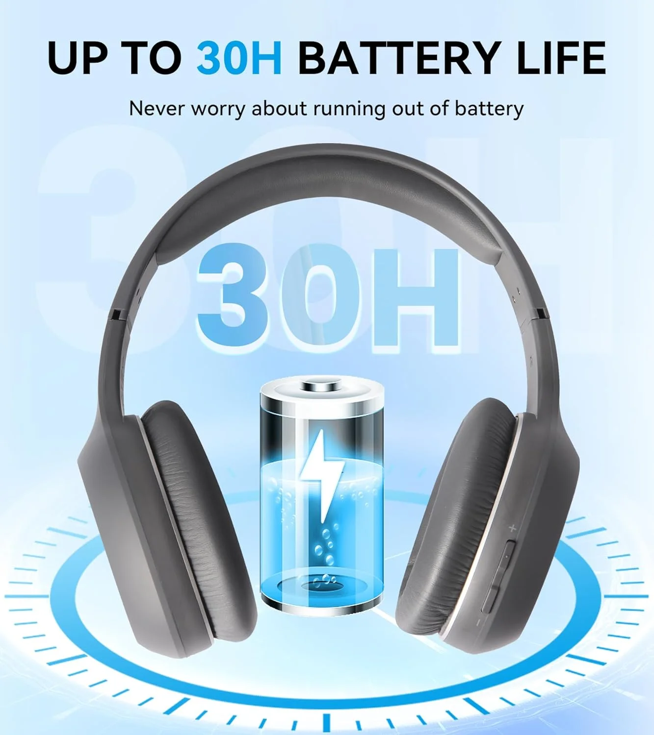 هدفون بی سیم Edifier W600BT بلوتوث 5.1 (خاکستری)