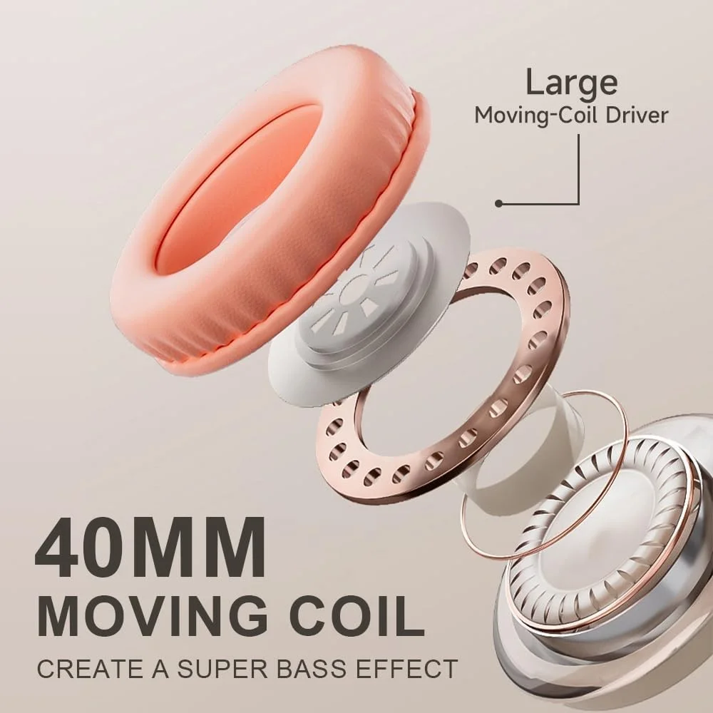 هدفون بلوتوثی بی سیم آزون، هدفون بی سیم کودکانه با چراغ های LED رنگارنگ، بلوتوث 5.3، هدست بی سیم تاشو استریو HiFi، هدفون روگوشی با میکروفون داخلی برای تلفن تبلت هواپیما هدفون بلوتوثی بی سیم آزون، هدفون بی سیم کودکانه با چراغ های LED رنگارنگ، بلوتوث 5.3، هدست بی سیم تاشو استریو HiFi، هدفون روگوشی با میکروفون داخلی برای تلفن تبلت هواپیما