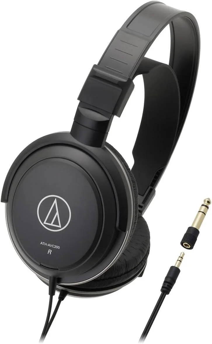 هدفون پشت بسته دینامیک Audio-Technica ATH-AVC200 SonicPro مشکی، سیمی