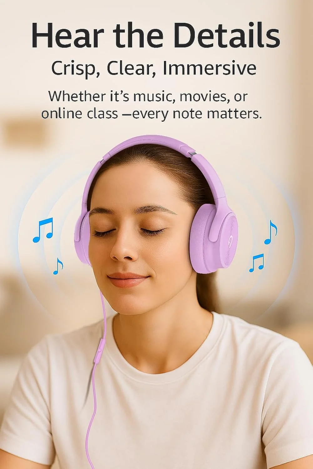 هدفون سیمی روگوشی USB-C با میکروفون، صدای استریو Hi-Fi، کاپ های عایق صدا، مناسب برای آیفون 15/16، سامسونگ گلکسی S24/S23، تلفن ها و تبلت های Type-C (صورتی) هدفون سیمی روگوشی USB-C با میکروفون، صدای استریو Hi-Fi، کاپ های عایق صدا، مناسب برای آیفون 15/16، سامسونگ گلکسی S24/S23، تلفن ها و تبلت های Type-C (صورتی)