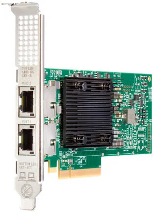 آداپتور اترنت HPE P26253-B21 Broadcom BCM57416، 10 گیگابیت، 2 پورت BASE T، نرخ داده 10 گیگابیت بر ثانیه، 2 پورت، نوع گذرگاه PCIe Gen 3x8، فرم فاکتور ایستاده | P26253-B21-HPE