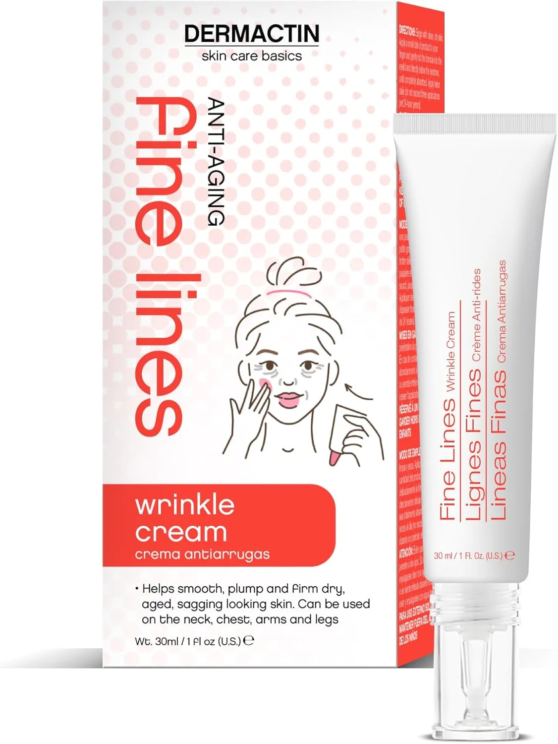 کرم دور چشم ضد چروک درماکتین-تی‌اس