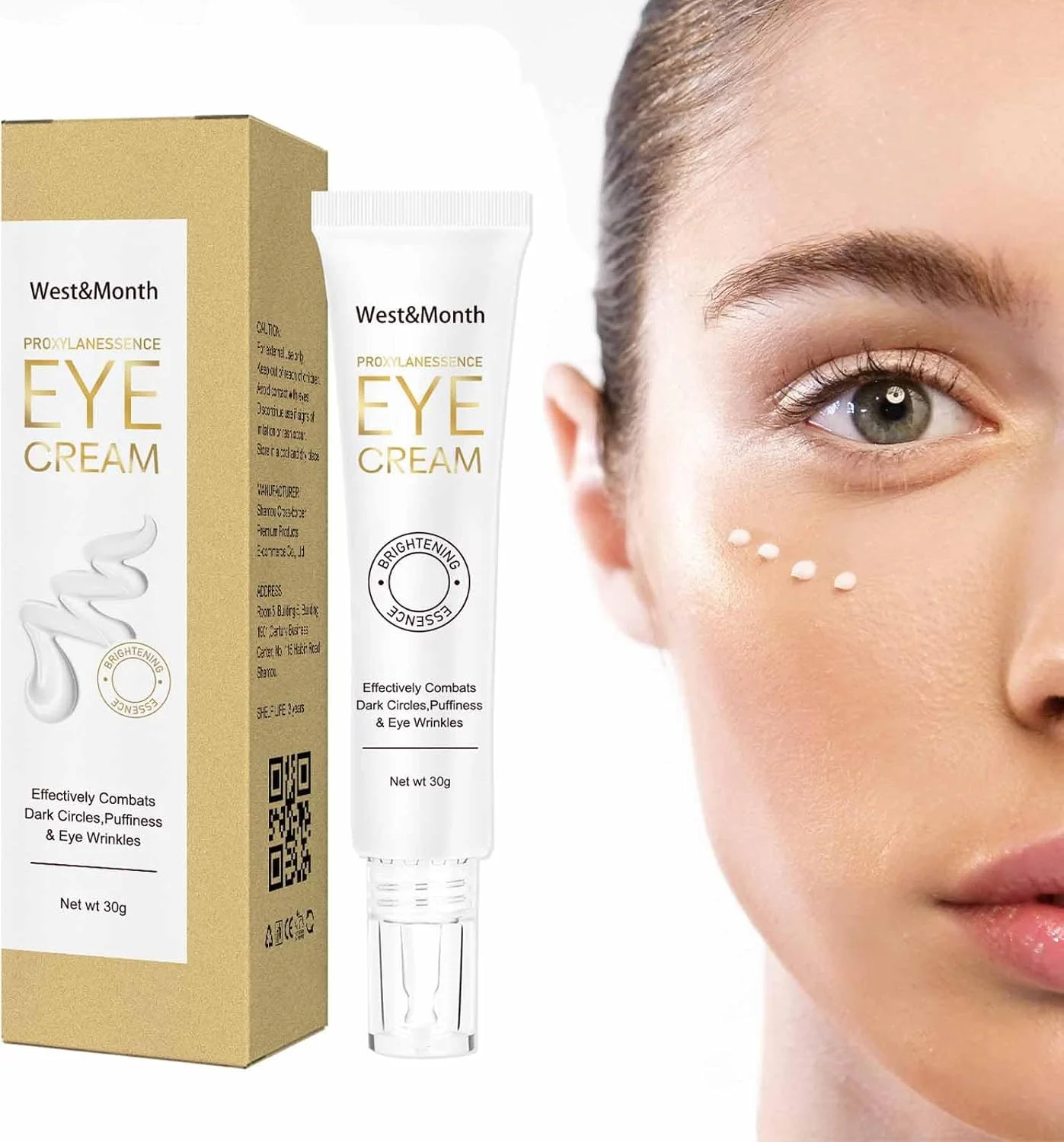 کرم دور چشم ضد پیری 3 عددی - کرم دور چشم جادویی، کرم دور چشم با جذب سریع، سرم ضد پیری سفت کننده دور چشم، کرم محو کننده چین و چروک، محو کننده سیاهی دور چشم، مناسب برای انواع پوست