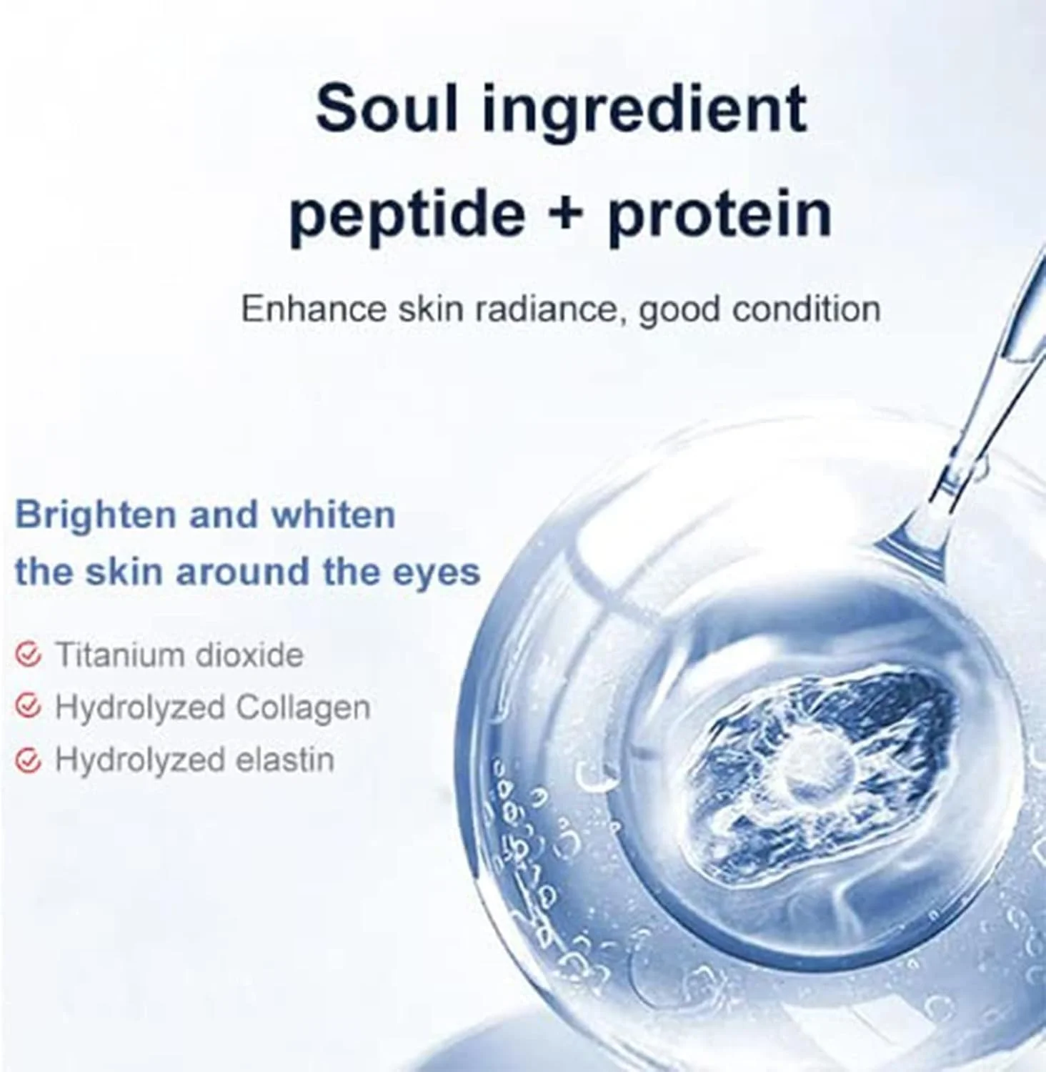 کرم دور چشم سفت کننده، ضد چروک و روشن کننده، کرم دور چشم سفت کننده، درمان چروک کرم دور چشم سفت کننده، سفت کننده پوست افتاده، کرم روشن کننده زیر چشم برای خانم ها و آقایان (1 عدد)