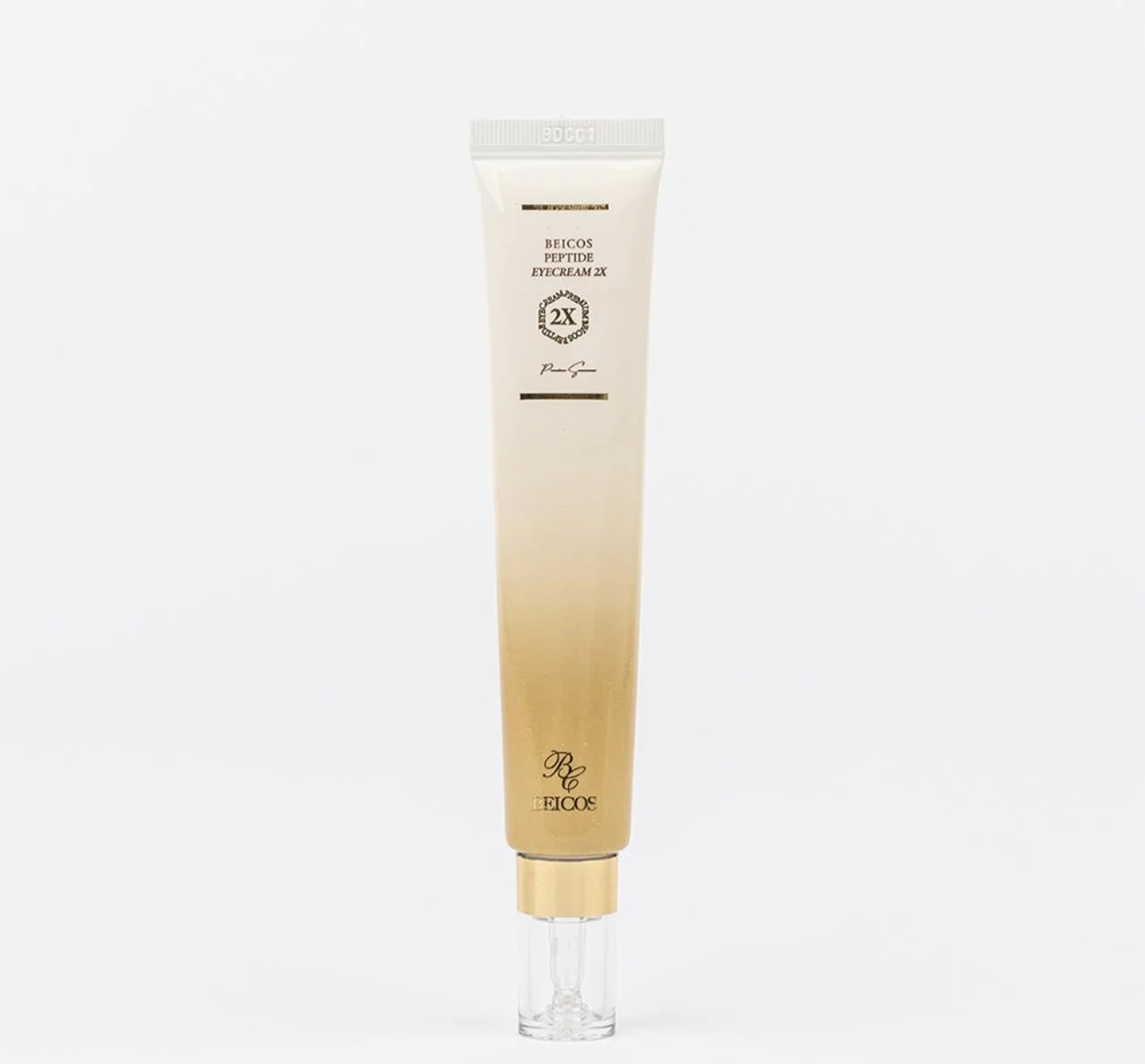 کرم دور چشم پپتیدی BEICOS 2X | کرم ضد چروک و روشن کننده دور چشم و صورت | حاوی پپتیدها، کلاژن، نیاسینامید و آدنوزین | مرطوب کننده و سفت کننده پوست | درمان کره ای دور چشم | 30 میلی لیتر