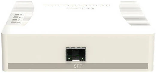 سوئیچ MikroTik RB260GSP، تراشه GCA8337، حافظه فلش 128 کیلوبایتی، 5 پورت اترنت، پورت SFP، سیستم عامل SwOS، سفید | CSS106-1G-4P-1S سوئیچ MikroTik RB260GSP، تراشه GCA8337، حافظه فلش 128 کیلوبایتی، 5 پورت اترنت، پورت SFP، سیستم عامل SwOS، سفید | CSS106-1G-4P-1S