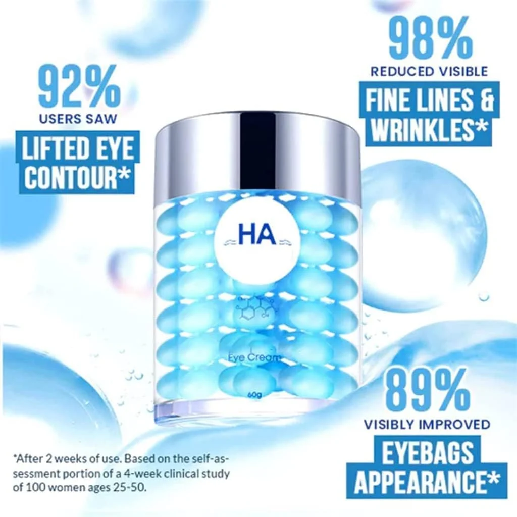 کرم دور چشم Hyakuon Youthrestore Nmn، کرم سفت کننده و رفع کننده پف دور چشم Hyakuon، کرم ضد چروک دور چشم برای سیاهی و پف زیر چشم، مناسب برای انواع پوست (1 عدد)