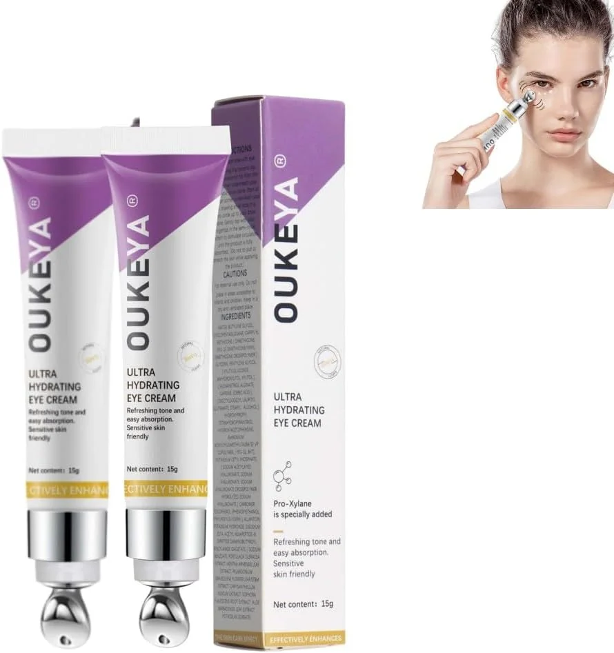 کرم دور چشم اوکیا، کرم دور چشم فوق آبرسان، کرم دور چشم برای سیاهی و پف زیر چشم، کرم دور چشم کافئین دار، کرم دور چشم ضد چروک، لیفتینگ و سفت کننده پوست دور چشم، کرم دور چشم جادویی (2 عدد)