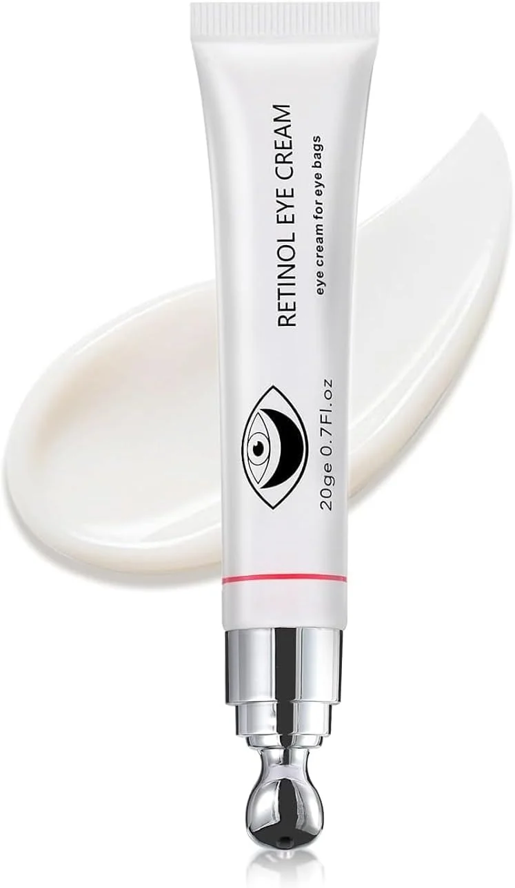 کرم دور چشم کاهش فوری پف زیر چشم، کرم دور چشم جوانی: ضد چروک، آبرسان، روشن کننده حلقه های تیره، سفت کننده پوست، طبیعی، ترمیم سریع چروک