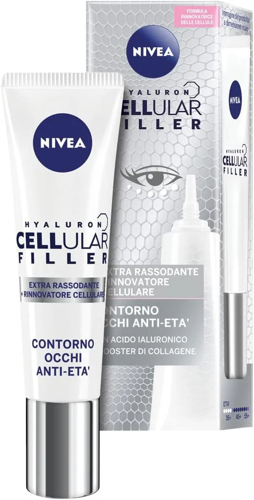 کرم دور چشم و لب ضد پیری نیوآ Cellular Expert Filler، 15 میلی لیتر، کرم سفت کننده، ضد چروک و پرکننده با اسید هیالورونیک و اسید فولیک خالص