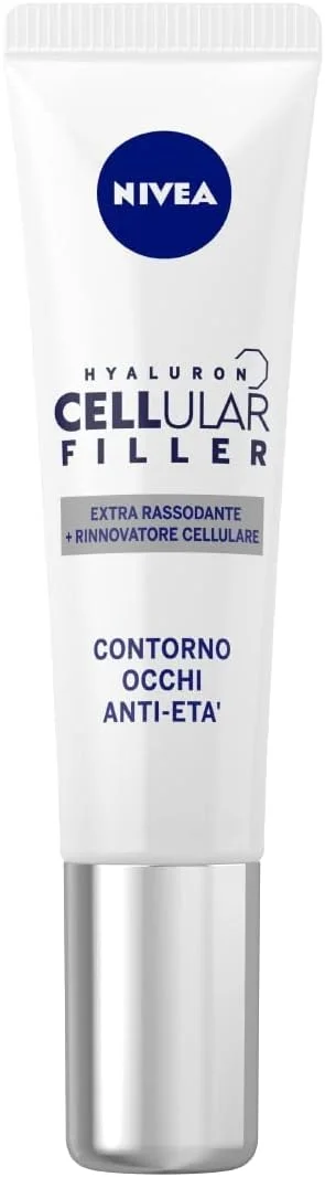 کرم دور چشم و لب ضد پیری نیوآ Cellular Expert Filler، 15 میلی لیتر، کرم سفت کننده، ضد چروک و پرکننده با اسید هیالورونیک و اسید فولیک خالص