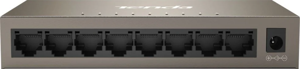 سوئیچ گیگابیتی 8 پورت Tenda TEG1008M، 8*10/100/1000 Base-T، 16Gbps، ورودی 9-12 ولت DC، توان مصرفی <5W | TEG1008M