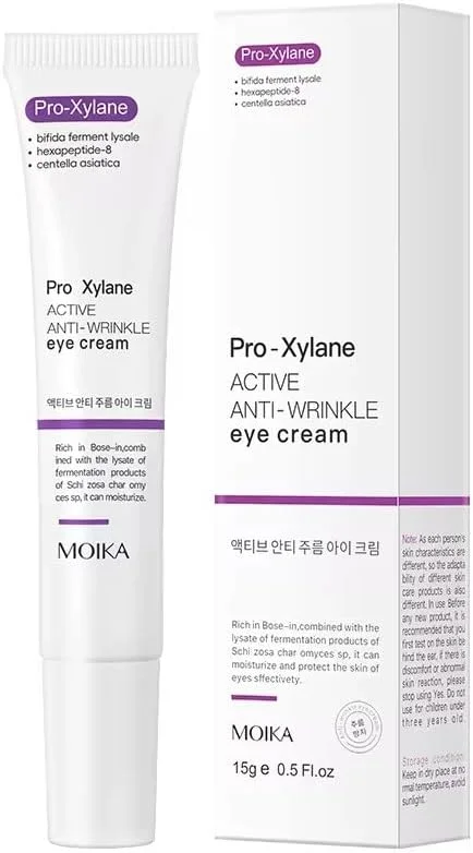 کرم دور چشم ضد چروک حاوی پرو-کسیلن - درمان سفت کننده و آبرسان دور چشم برای کاهش خطوط ریز، پف و تیرگی دور چشم