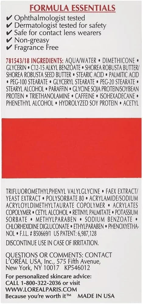 کرم دور چشم ضد چروک و سفت کننده رویتالیفت لورآل پاریس - 14 گرم