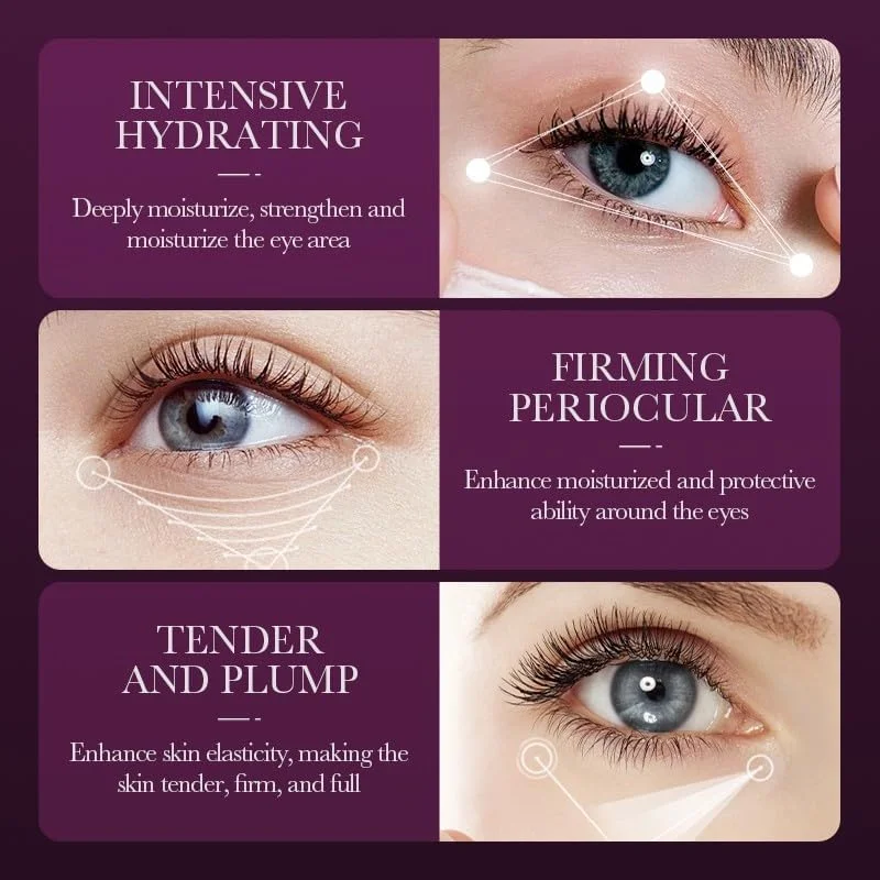 کرم دور چشم ضد چروک برنج سفید و رز، 8 بعدی، 20 گرم – کرم دور چشم پیشرفته حاوی موسین حلزون و نیاسینامید برای تیرگی، پف و خطوط ریز | سفت کننده، روشن کننده و مراقبت از چشم