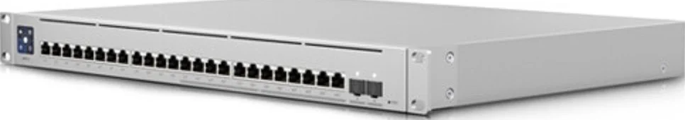 سوییچ 24 پورت گیگابیتی یوبیکیوتی، 2.5Gb PoE+، ظرفیت 124 گیگابیت بر ثانیه، 2x SFP+، بودجه 400W، توان عملیاتی 62 گیگابیت بر ثانیه | USW-Enterprise-24-PoE