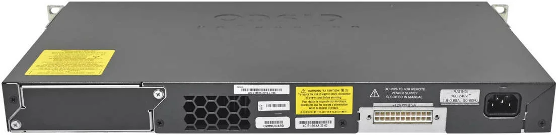 سوییچ شبکه مدیریتی سیسکو کاتالیست WS-C2960X-24TS، دارای 24 پورت گیگ اترنت 10/100/1000، 4 پورت SFP 1G LAN Base، سوییچینگ 216 گیگابیت بر ثانیه، وایرلس 802.11ab، قابل نصب در رک 1U، مشکی | WS-C2960X-24TS-L سوییچ شبکه مدیریتی سیسکو کاتالیست WS-C2960X-24TS، دارای 24 پورت گیگ اترنت 10/100/1000، 4 پورت SFP 1G LAN Base، سوییچینگ 216 گیگابیت بر ثانیه، وایرلس 802.11ab، قابل نصب در رک 1U، مشکی | WS-C2960X-24TS-L
