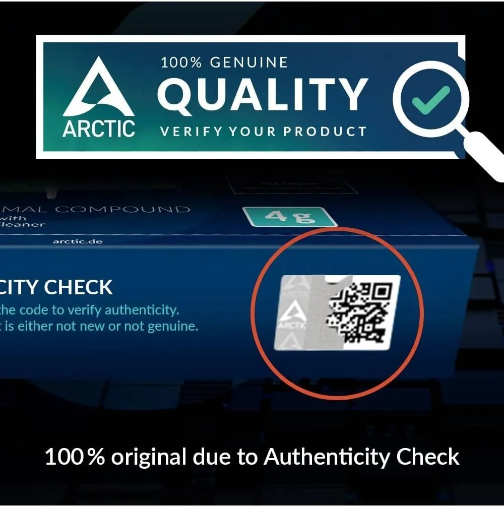 خمیر حرارتی با عملکرد نهایی ARCTIC MX-6 (4 گرم) برای پردازنده مرکزی، کنسول ها، کارت های گرافیک، لپ تاپ ها، رسانایی حرارتی بسیار بالا، دوام طولانی، غیر رسانا، غیر خازنی | ACTCP00080A