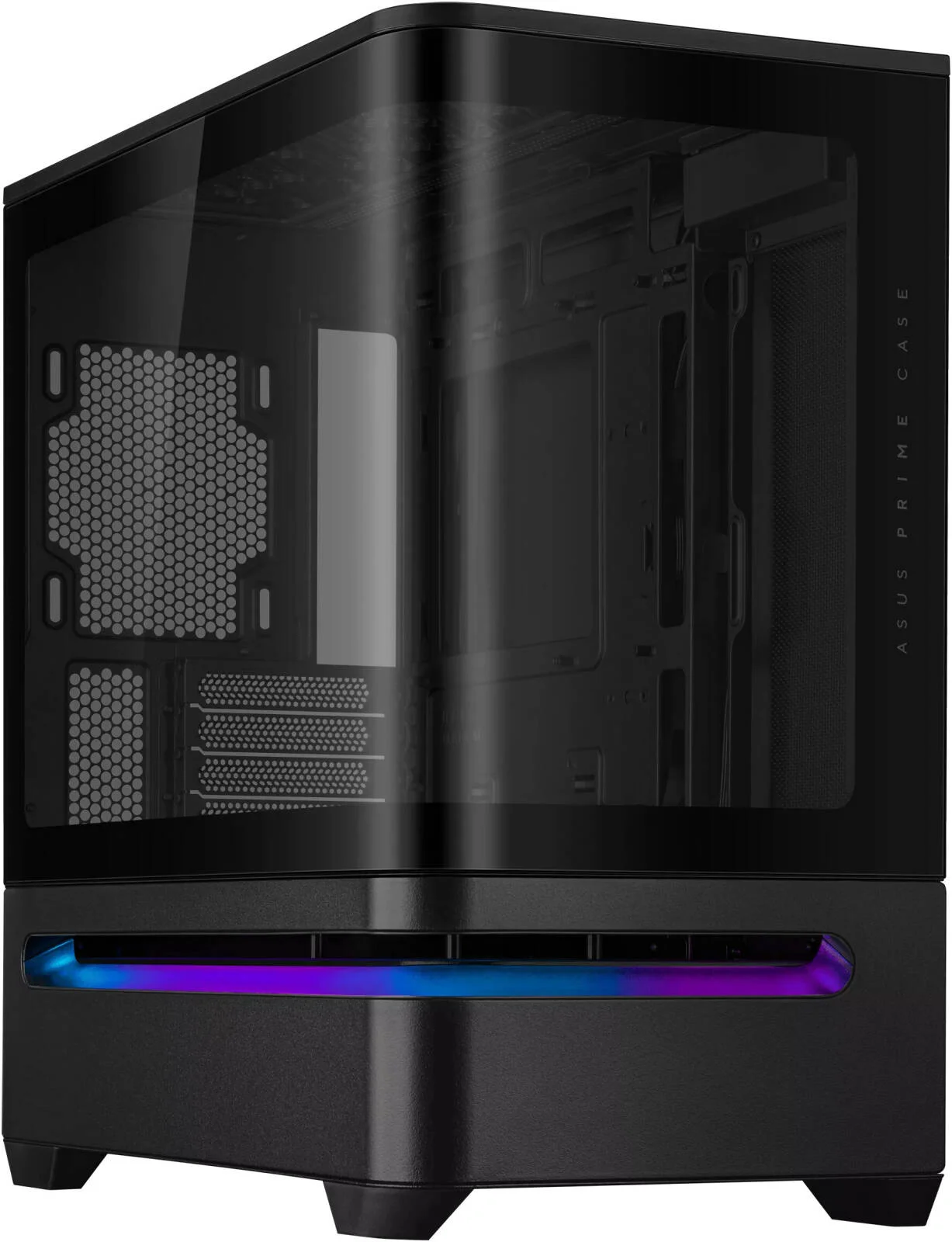 کیس کامپیوتر ASUS PRIME AP202 Micro ATX، پشتیبانی از رادیاتور تا 360 میلی‌متر، پشتیبانی از حداکثر GPU 420 میلی‌متری، فیلترهای گرد و غبار قابل جابجایی بالا و پایین، مشکی | 90DC00P0-B19000